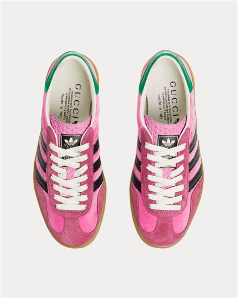 adidas x gucci gazelle pink velvet women's|adidas x gucci white.